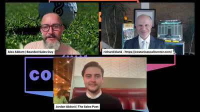 Walking Digital Corridors podcast guest Richard Blank. Can cold calling really hold its own in the age of AI?