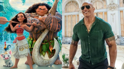 Dwayne Johnson producirá la versión humana de la película "Moana"