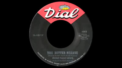 You Better Behave (1966) - Front Page News