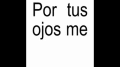 Por tus ojos