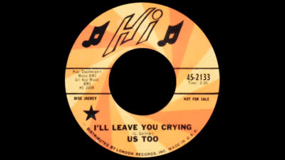 I'll leave you crying (1966) - Us Too