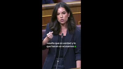 Tremendo REPASO de la portavoz de VOX a la organización criminal del Congreso.
