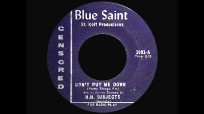 Don't Put Me Down (1965) - H.M. Subjects