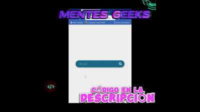 Crea una barra de búsqueda HTML y CSS