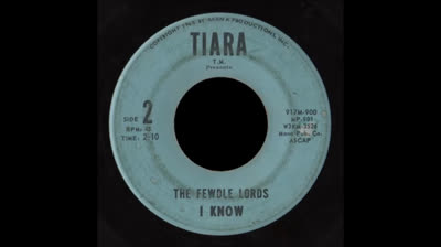 I Know (1968) - Fewdle Lords