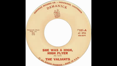 Valiants (1967) - She Was A High, High Flye