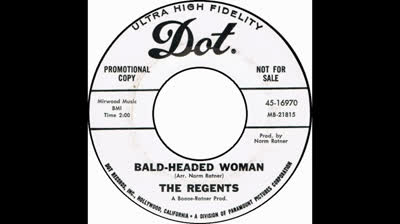Regents (1966) - Bald-Headed Woman