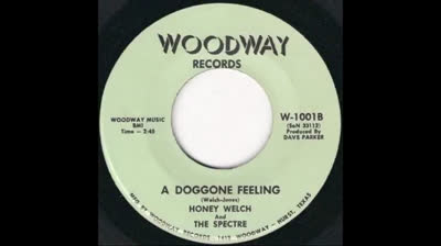Honey Welch & the Spectre (1966) - A Doggone Feeling