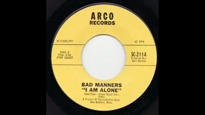 Bad Manners (1967) - I am alone