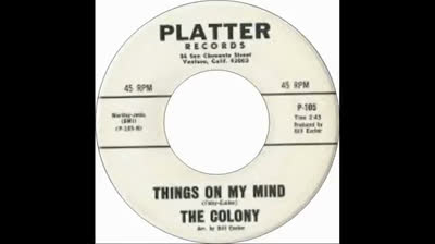 Colony (1967) - Things on My Mind