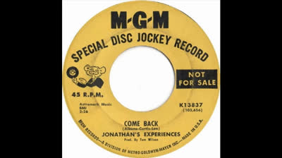 Jonathan's Experiences (1967) - Come Back