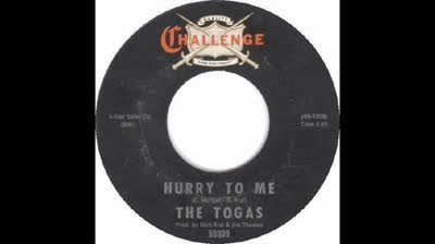 Togas (1965) - Hurry To Me