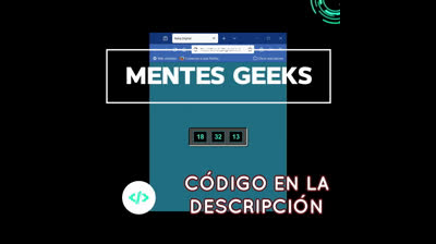 Crea tu propio RELOJ DIGITAL! - HTML, CSS y JavaScript