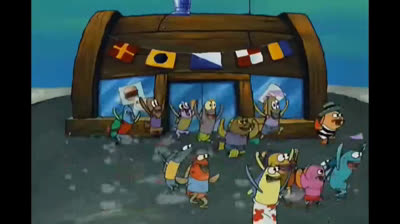 Bob Esponja | T2 | E05 | Gusanito / Los colorbúrguers