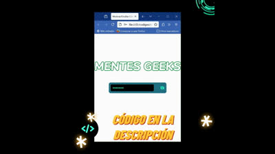 Mostrar y ocultar contraseñas | HTML, CSS y JavaScript
