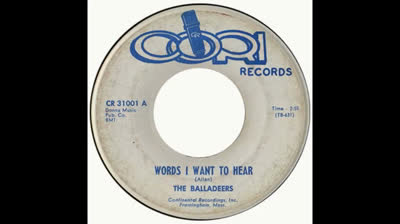 Balladeers (1965) - Words I Want To Hear