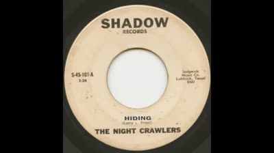 Night Crawlers (1966?) - Hiding