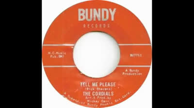 Cordials (1966) - Tell Me Please