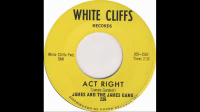 James And The James Gang (1966) - Act Right