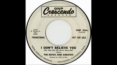 Bows And Arrows (1965) - I Don't Believe You (She Acts Like We Never Have Met)