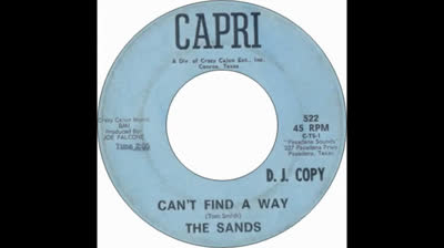 Sands (1966) - Can't Find a Way