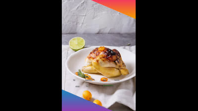 Pollo agridulce al limón