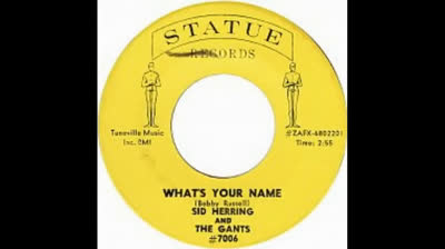 Sid Herring & the Gants (1968) -- What's Your Name