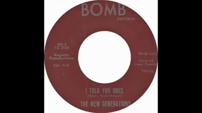 New Generations (1965) - I Told You Once