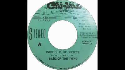 Basis of the Thing (1969) - Individual of Society