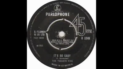 Toggery Five (1965) - It's So Easy