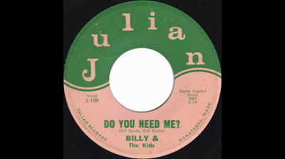 Billy & the Kids (1966) - Do You Need Me