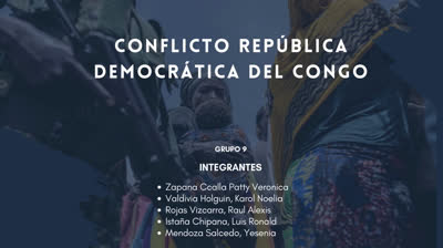 CONFLICTO REPÚBLICA DEMOCRÁTICA DEL CONGO