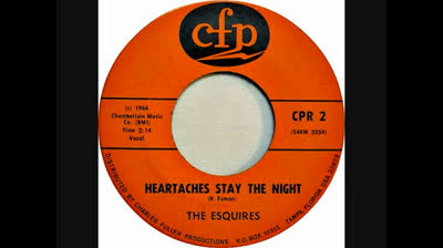 Esquires (1966) - Heartaches stay the night