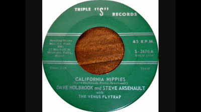 Dave Holbrook & Steve Arsenault with the Venus Flytrap (1968) - California hippies