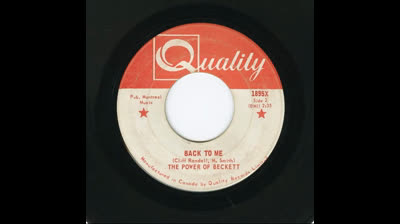 Power of Beckett (1967) - Back To Me