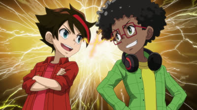 Bakugan Armored Alliance Ep 43 - La lucha de la hamburguesas - Maestro y aprendiz