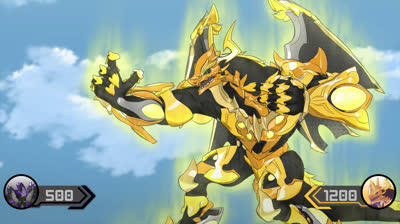 Bakugan Armored Alliance Ep 45 - Garillion, el viejo Bakugan dorado - El nombre de infinity