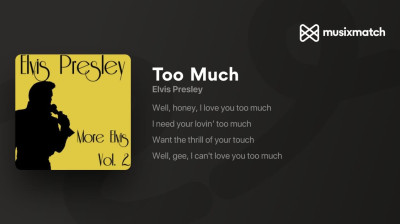 Too Much - Elvis Presley (En direct) [Legends in Concert]