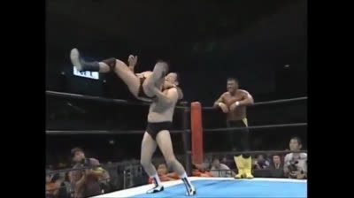 NJPW The 2nd Juggernaut-Masa Fuchi, Toshiaki Kawada vs Takashi Iizuka, Yuji Nagata