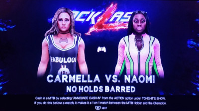 Carmella vs Naomi (WWE 2K19)