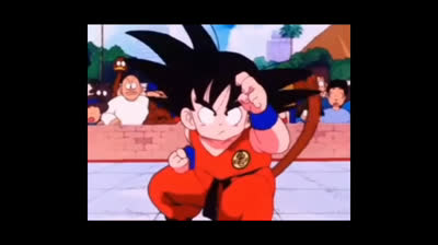 Goku niño va tien shin han.